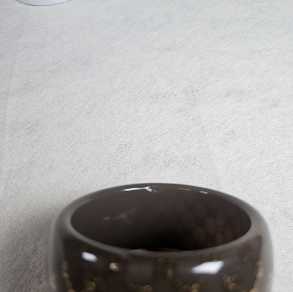 Styled G Brown and Gold Bangle - Picture 6 of 7